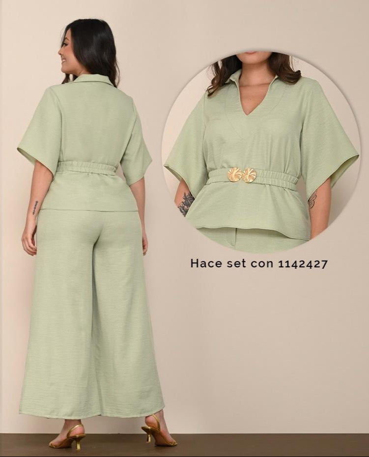 PANTALON CON PRETINA TALLA PLUS (1142424)