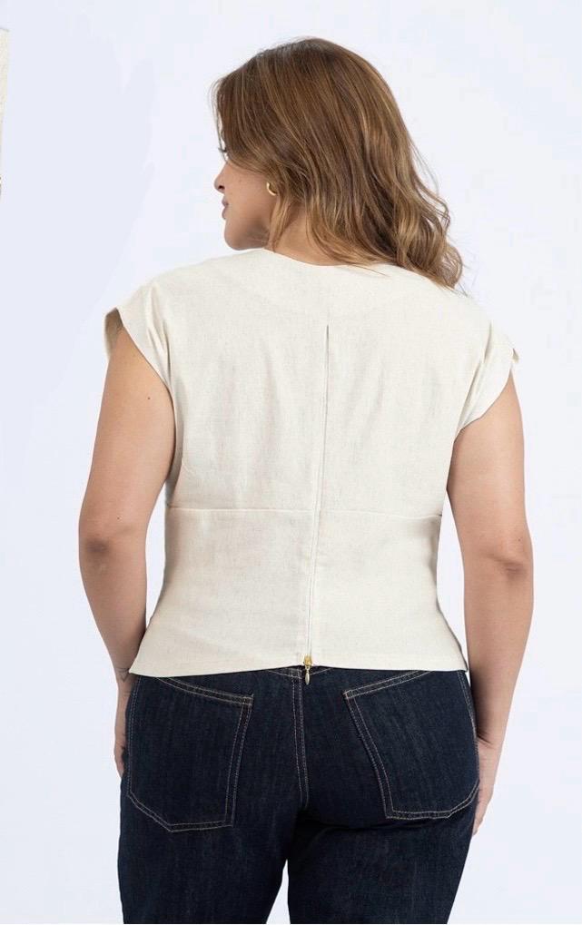 BLUSA HERRAJE TALLA PLUS (1142504)