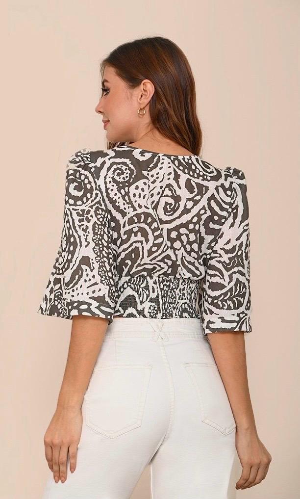 BLUSA ESCOTE CRUZADO (1153958)