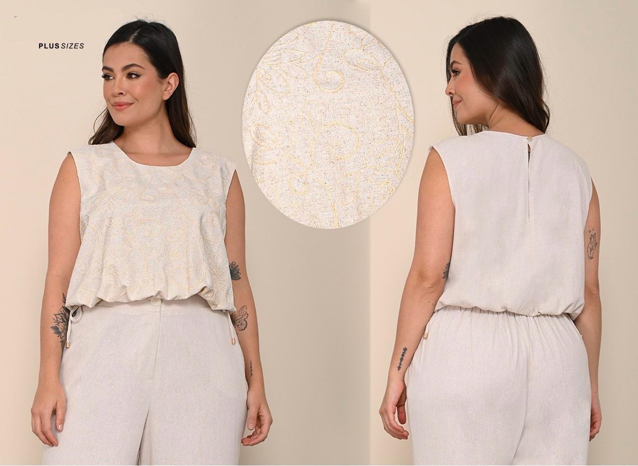 BLUSA BORDADA TALLA PLUS (1142441)