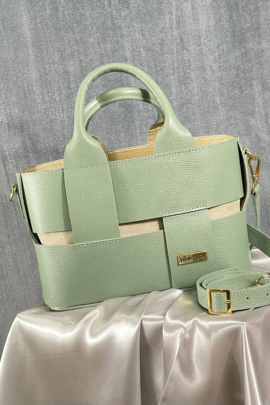 BOLSO MEDIANO HANDBAG TIPO CANASTO (827M)