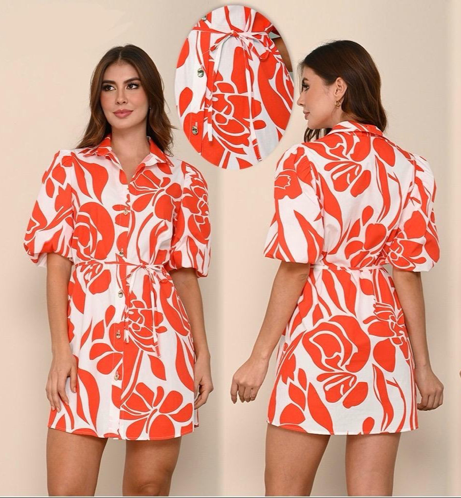 VESTIDO MANGA GLOBO (1153906)