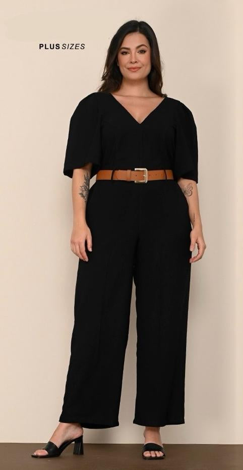 ENTERIZO CON CINTURON TALLA PLUS (1142432)