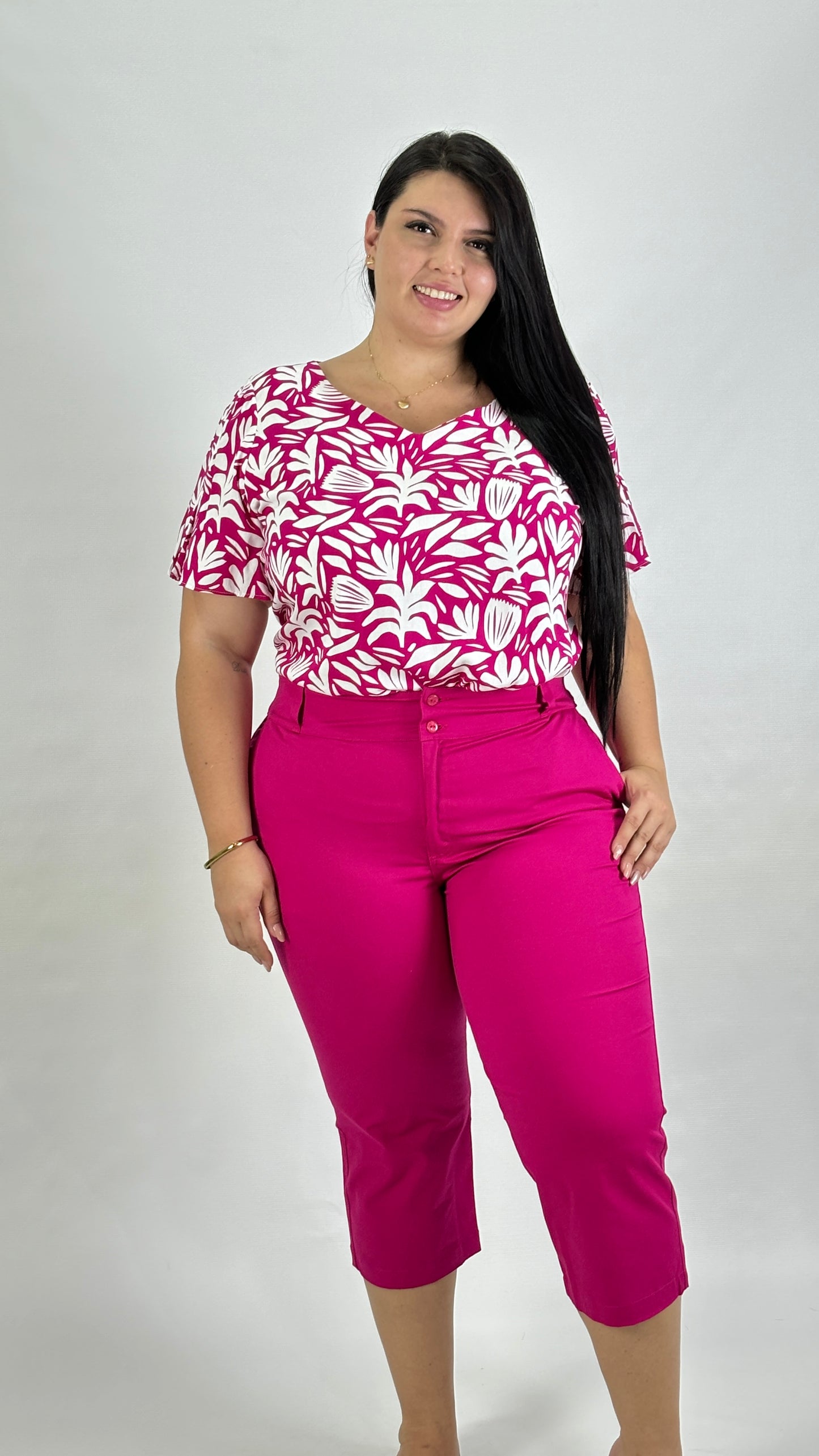 PANTALON DAMA FUCSIA (53751)