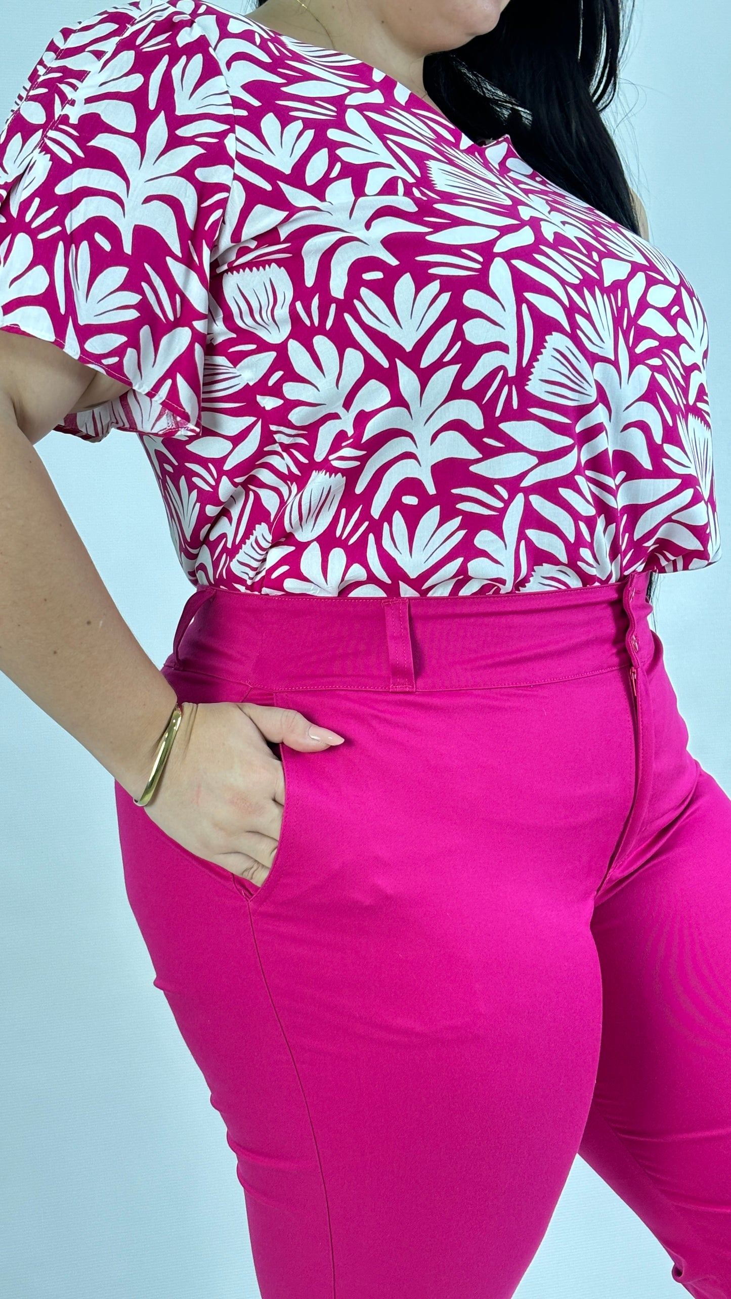 PANTALON DAMA FUCSIA (53751)
