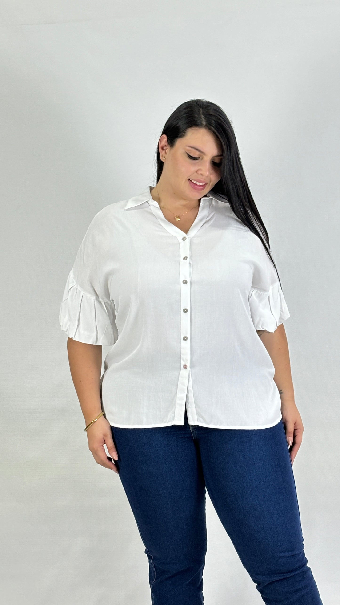 BLUSA DAMA MANGA CORTA (74042)