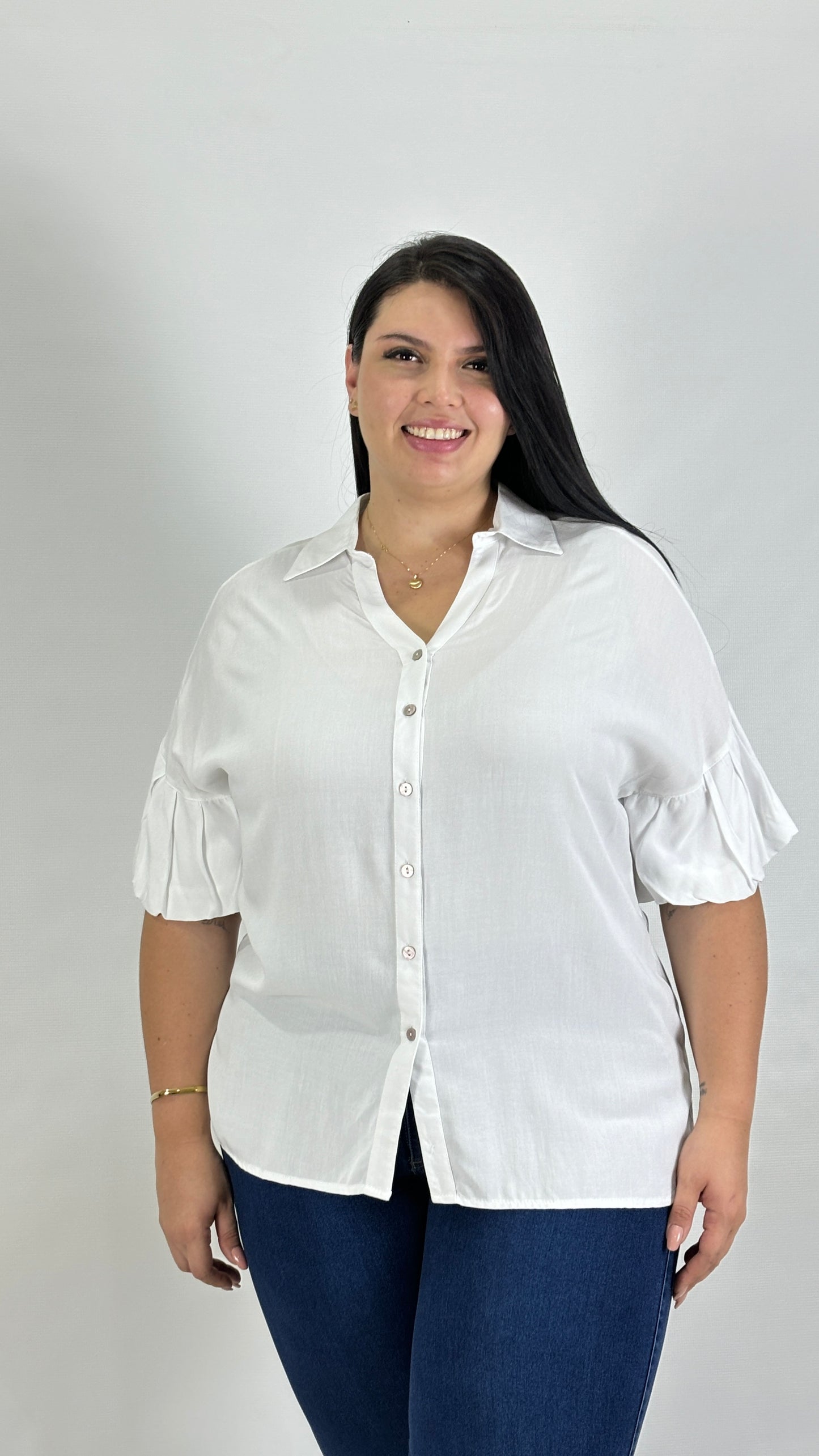 BLUSA DAMA MANGA CORTA (74042)
