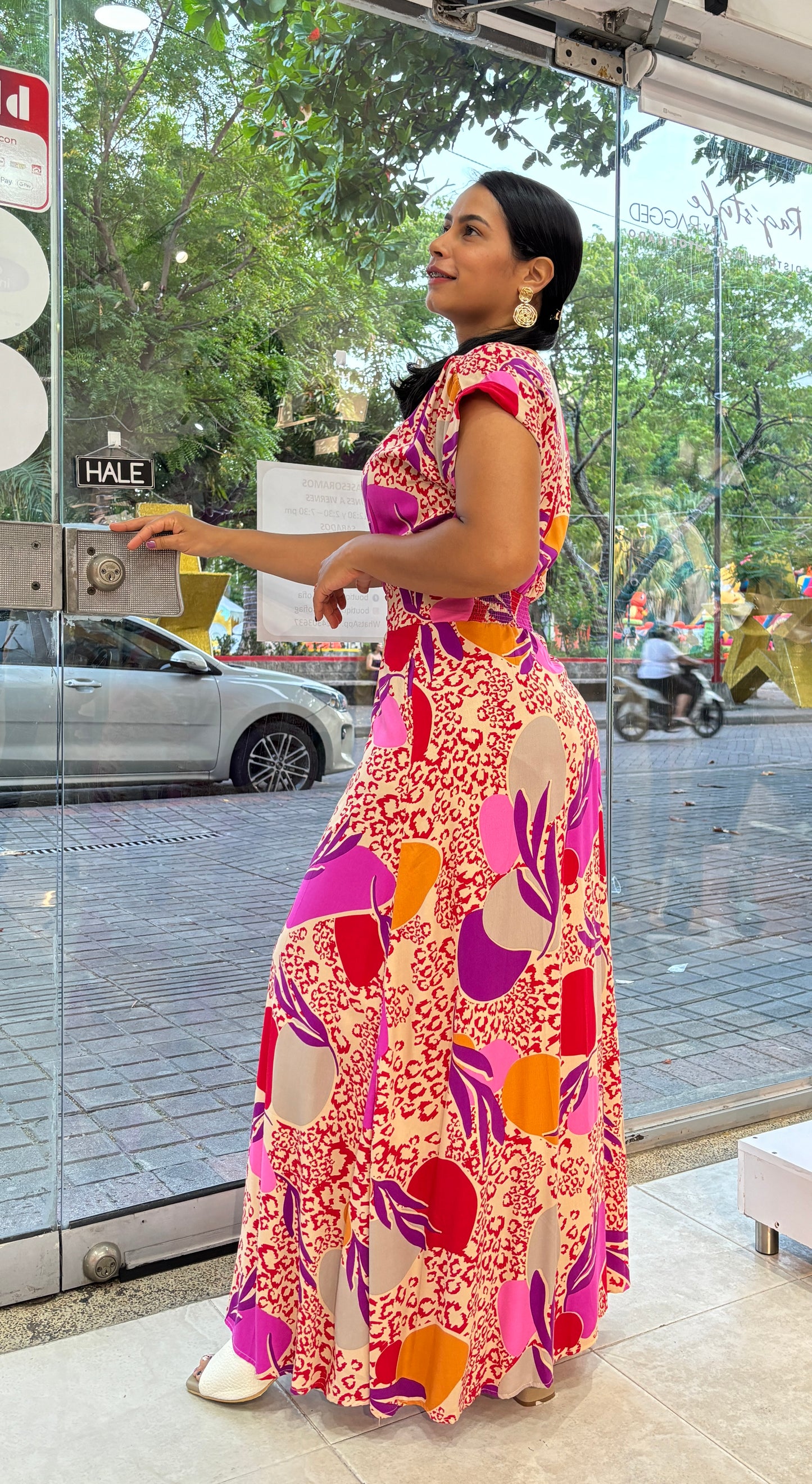 VESTIDO LARGO ESTAMPADO (PF31511417)