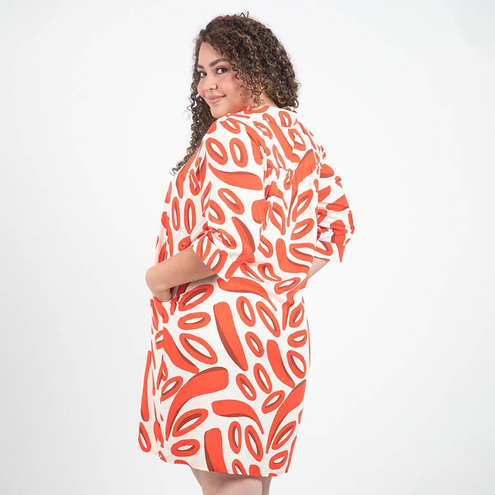 VESTIDO CORTO ESTAMPADO (7121013)