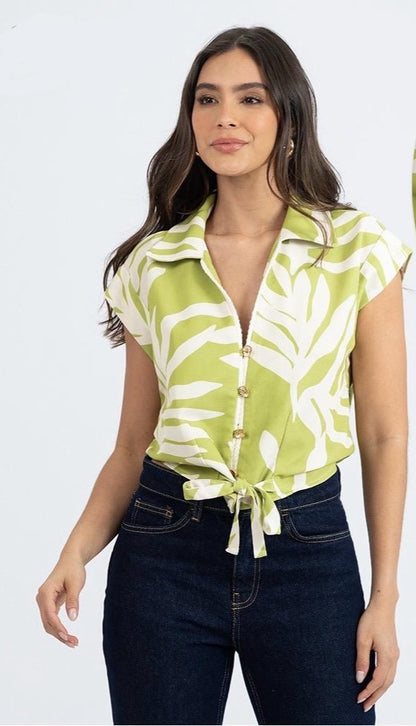 CAMISA ESTAMPADA MANGA RODADA (1196241)
