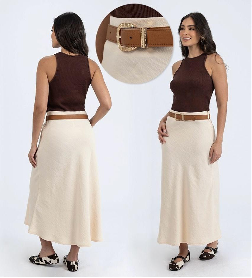 FALDA CON CINTURON (1154004)