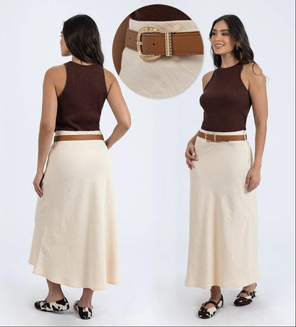 FALDA CON CINTURON (1154004)