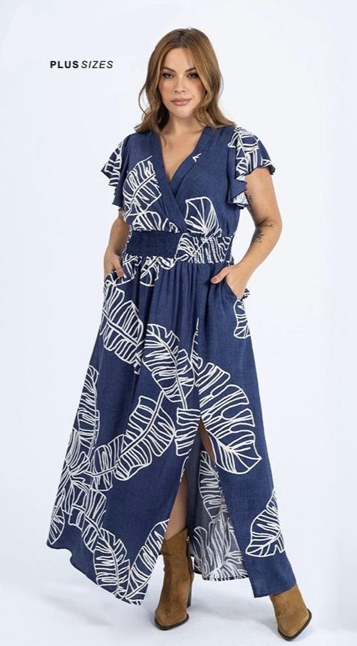 VESTIDO LARGO TALLA PLUS (1142459)