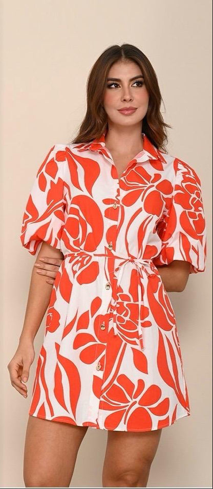 VESTIDO  MANGA GLOBO (1153906)