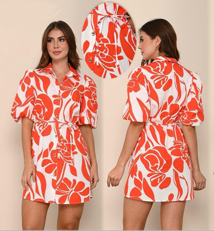 VESTIDO  MANGA GLOBO (1153906)
