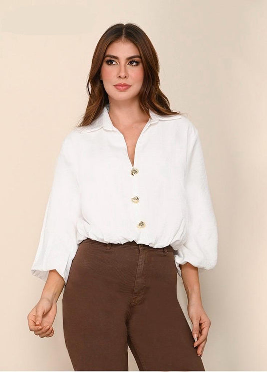 BLUSA CAMISERA GLOBO (1196196)